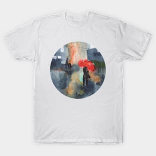 Rainy Day (round image) T-Shirt